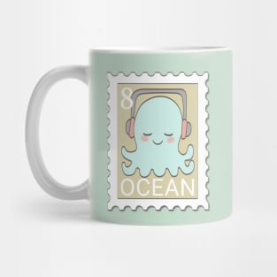 Cute octopus stamps Mug